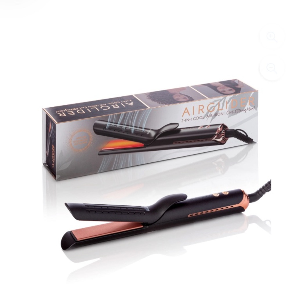 Cortex Beauty 2 in 1 Cool Air Curl and Straightening Flat Iron